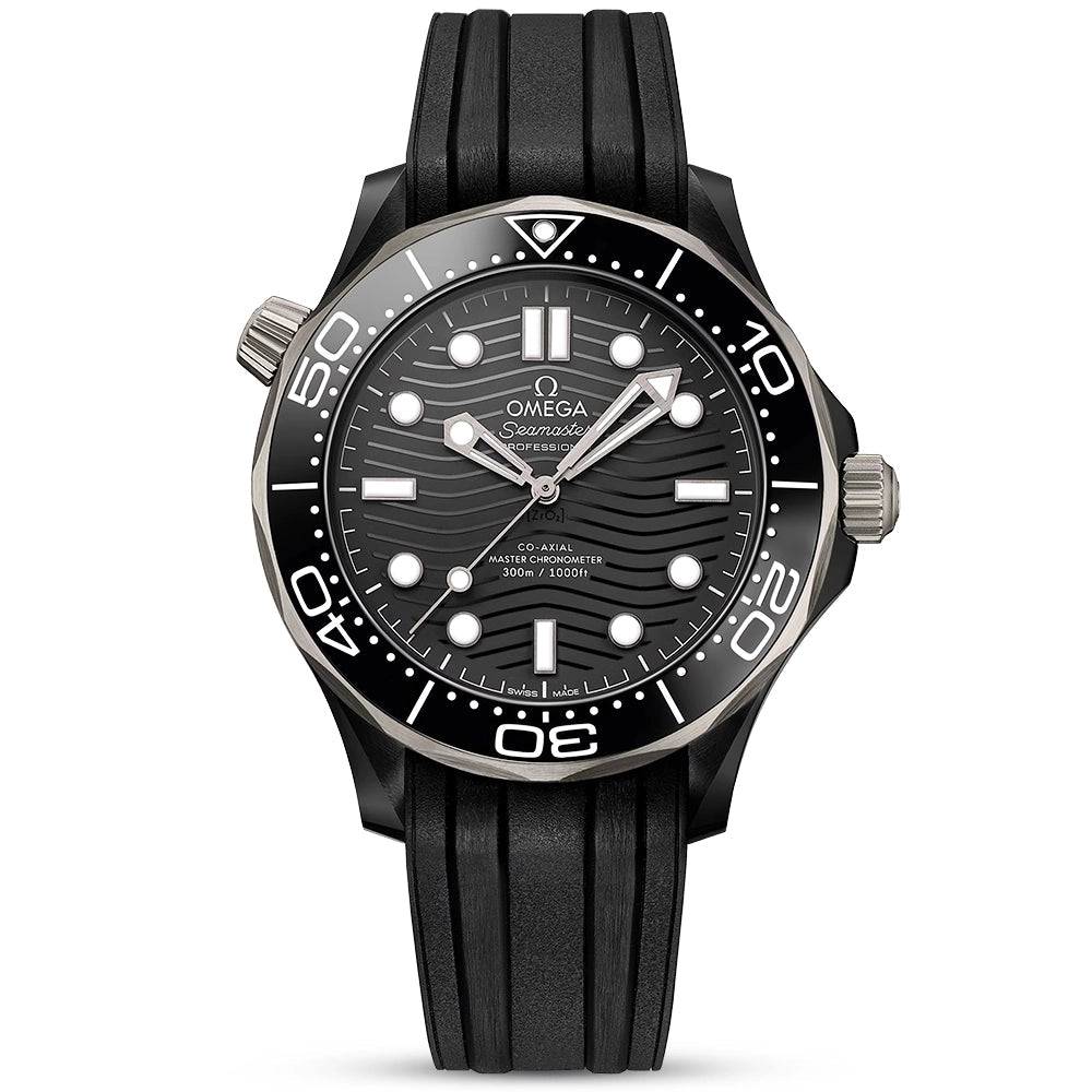 OMEGA Seamaster Diver 300m 43.5mm Black Ceramic Automatic Watch - Berry's Jewellers