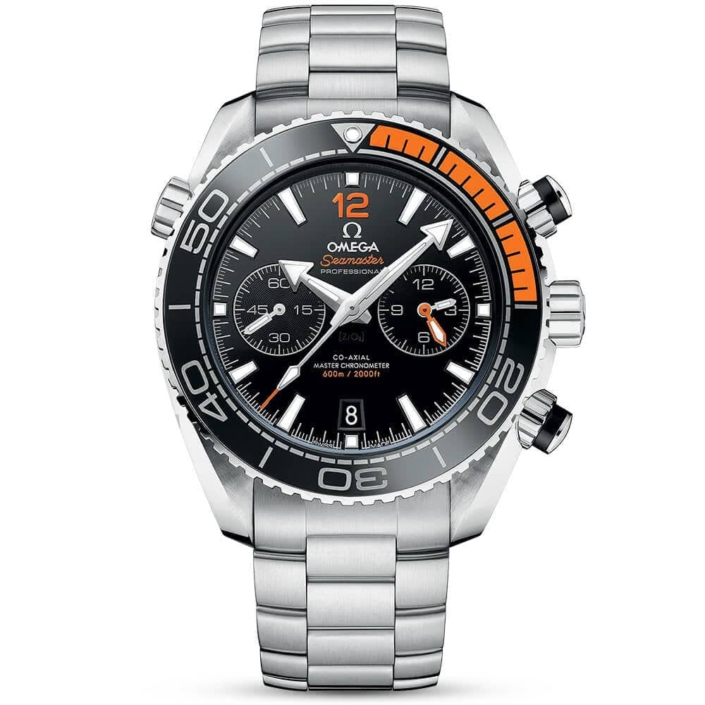 OMEGA Seamaster Planet Ocean 600m Black Dial & Bezel Automatic Bracelet Watch - Berry's Jewellers