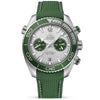 OMEGA Seamaster Planet Ocean 600m Chronograph Green Dial & Bezel Strap Watch - Berry's Jewellers