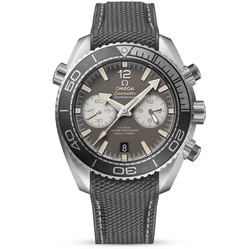 Seamaster Planet Ocean 600m Chronograph Grey Dial & Bezel Strap Watch