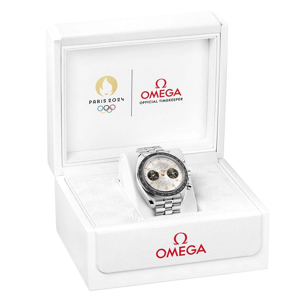 OMEGA Speedmaster Chronoscope 43mm 'Paris 2024' Chronograph Bracelet Watch - Berry's Jewellers