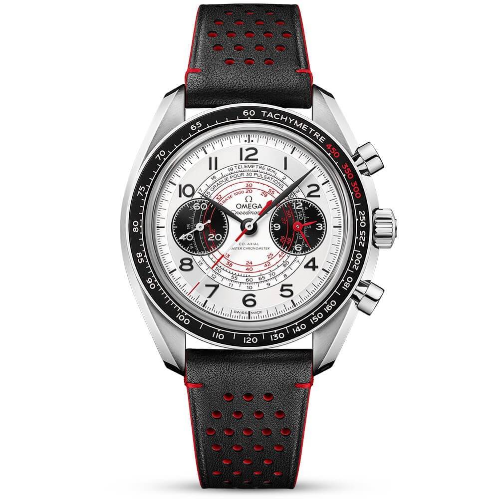 OMEGA Speedmaster Chronoscope 43mm Silver/Black Dial Chronograph Strap Watch - Berry's Jewellers