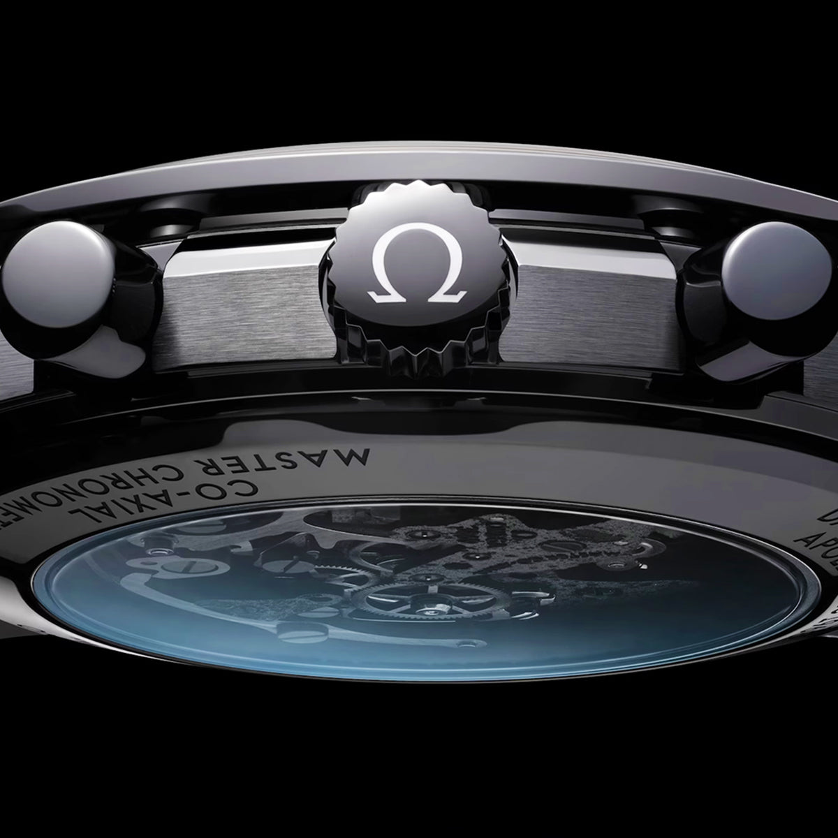 OMEGA Speedmaster "Dark Side of the Moon" Apollo 8 Black Ceramic Men's Watch - Berry's Jewellers