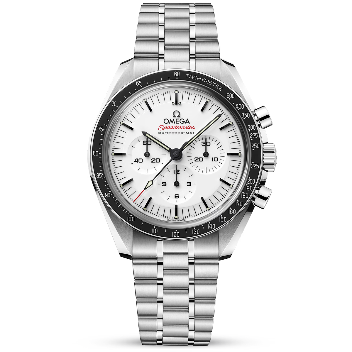 OMEGA Speedmaster Moonwatch 42mm White Dial Men's Bracelet Watch - Berry's Jewellers