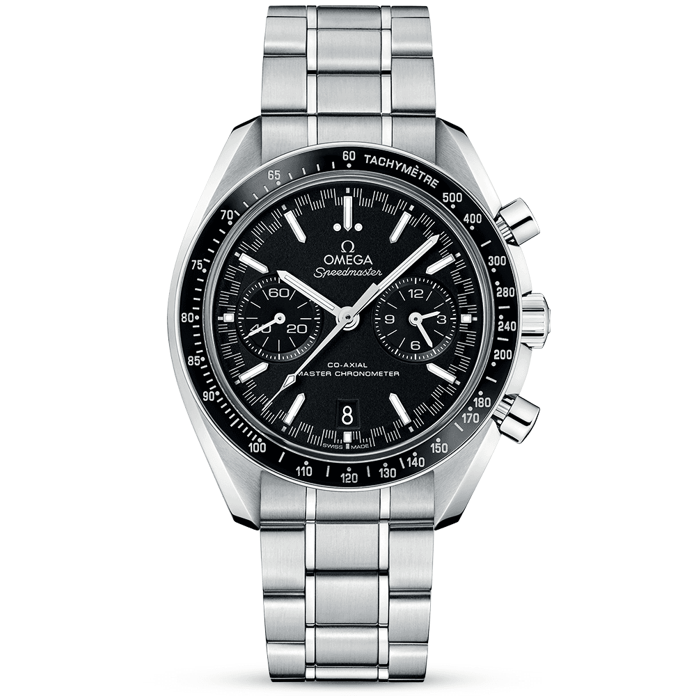 OMEGA Speedmaster Racing 44.25mm Black Dial Men's Bracelet Watch - Berry's Jewellers