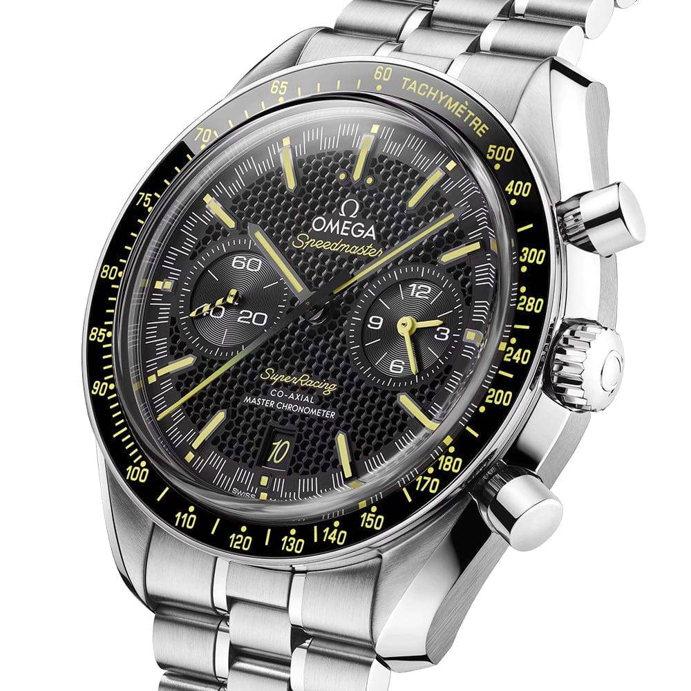 OMEGA Speedmaster Super Racing 44.25mm Black Dial Men's Bracelet Watch - Berry's Jewellers