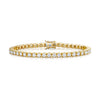 Berry's 18ct Yellow Gold Round Brilliant Cut Diamond Line Bracelet - Berry's Jewellers