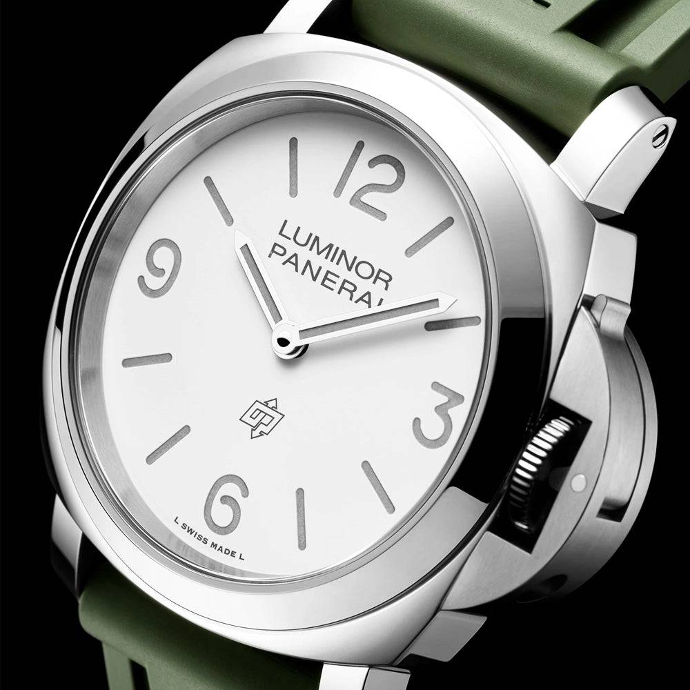 Luminor Base Logo 44mm White Dial Men's Watch