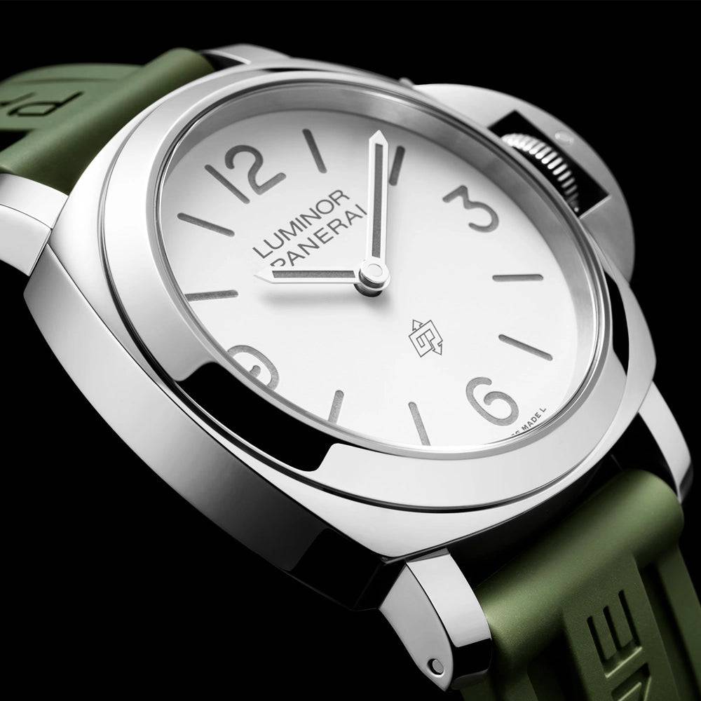 Panerai Luminor Base Logo 44mm White Dial Men's Watch - Berry's Jewellers