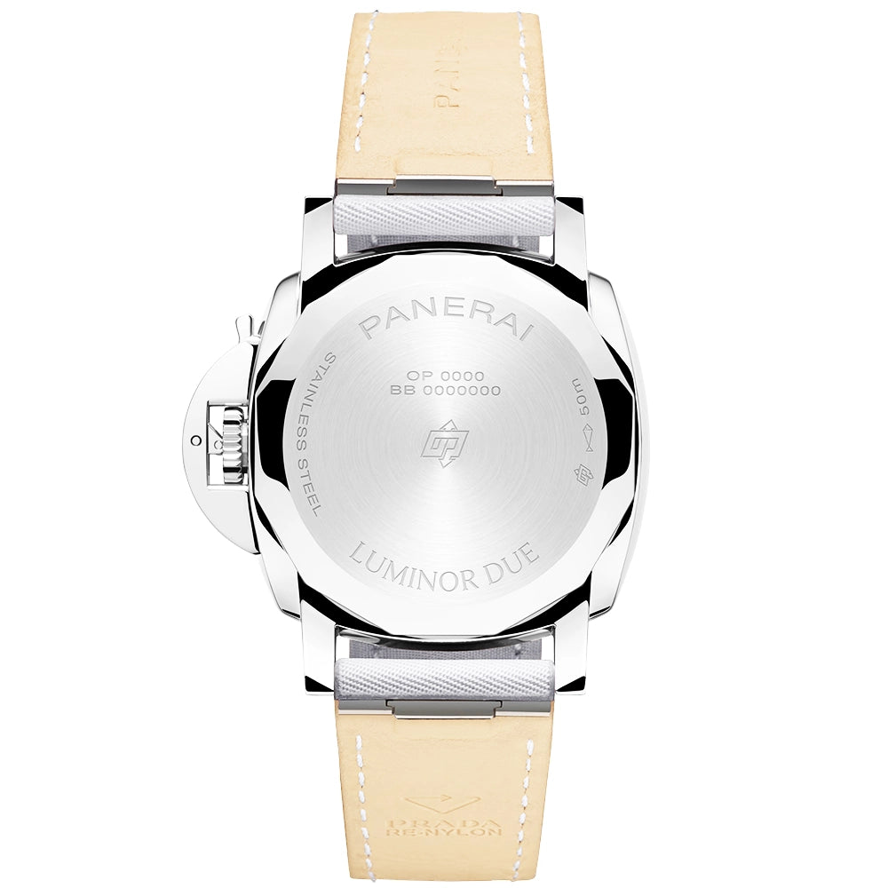 Panerai Luminor Due 38mm White Dial Automatic Strap Watch - Berry's Jewellers