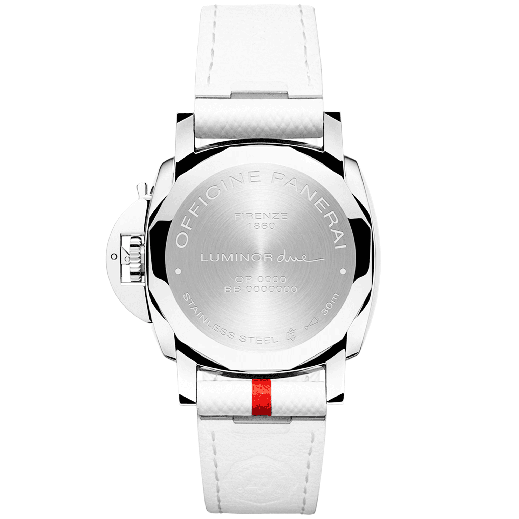 Luminor Due Luna Rossa 38mm White Dial Men's Automatic Watch