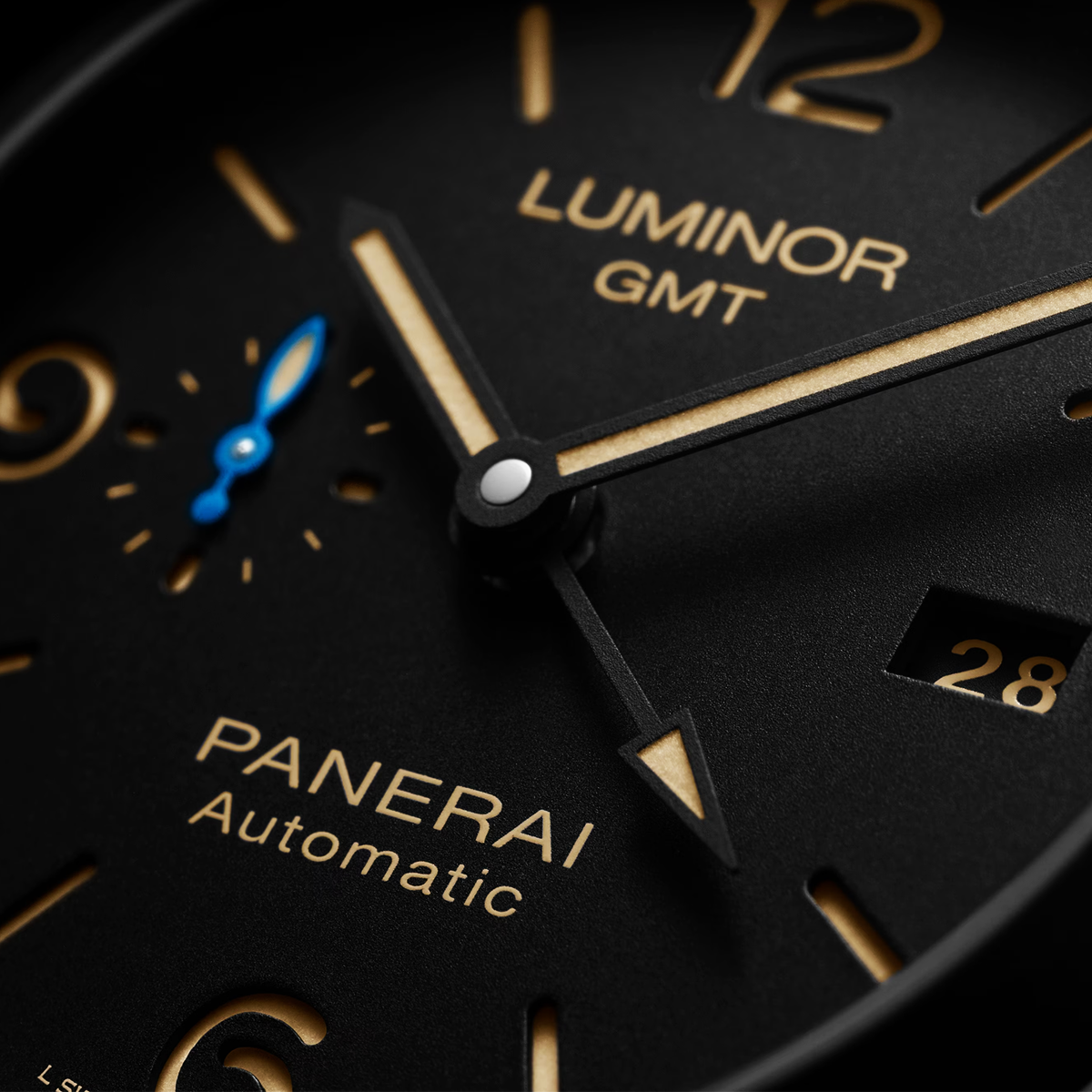 Panerai Luminor GMT 44mm Black Ceramic Men's Automatic Watch - Berry's Jewellers