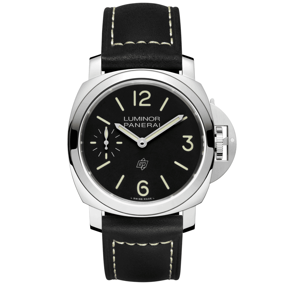 Panerai Luminor Logo 44mm Steel Manual-Wind Strap Watch - Berry's Jewellers