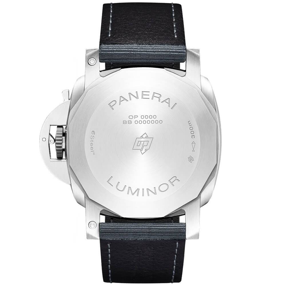 Panerai Luminor Marina ESteel Grigio Roccia 44mm Men's Automatic Watch - Berry's Jewellers