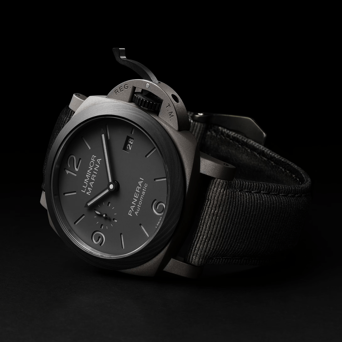 Panerai Luminor Marina TuttoGriggio 44mm Anthracite Dial Watch - Berry's Jewellers