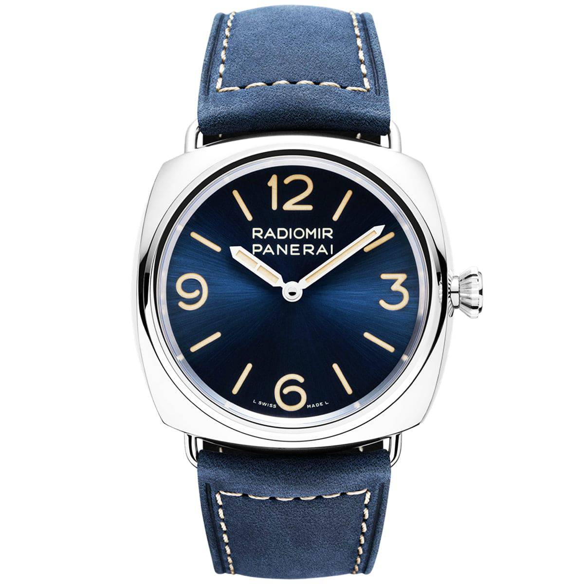 Radiomir Officine 45mm Blue Dial Manual-Wind Watch