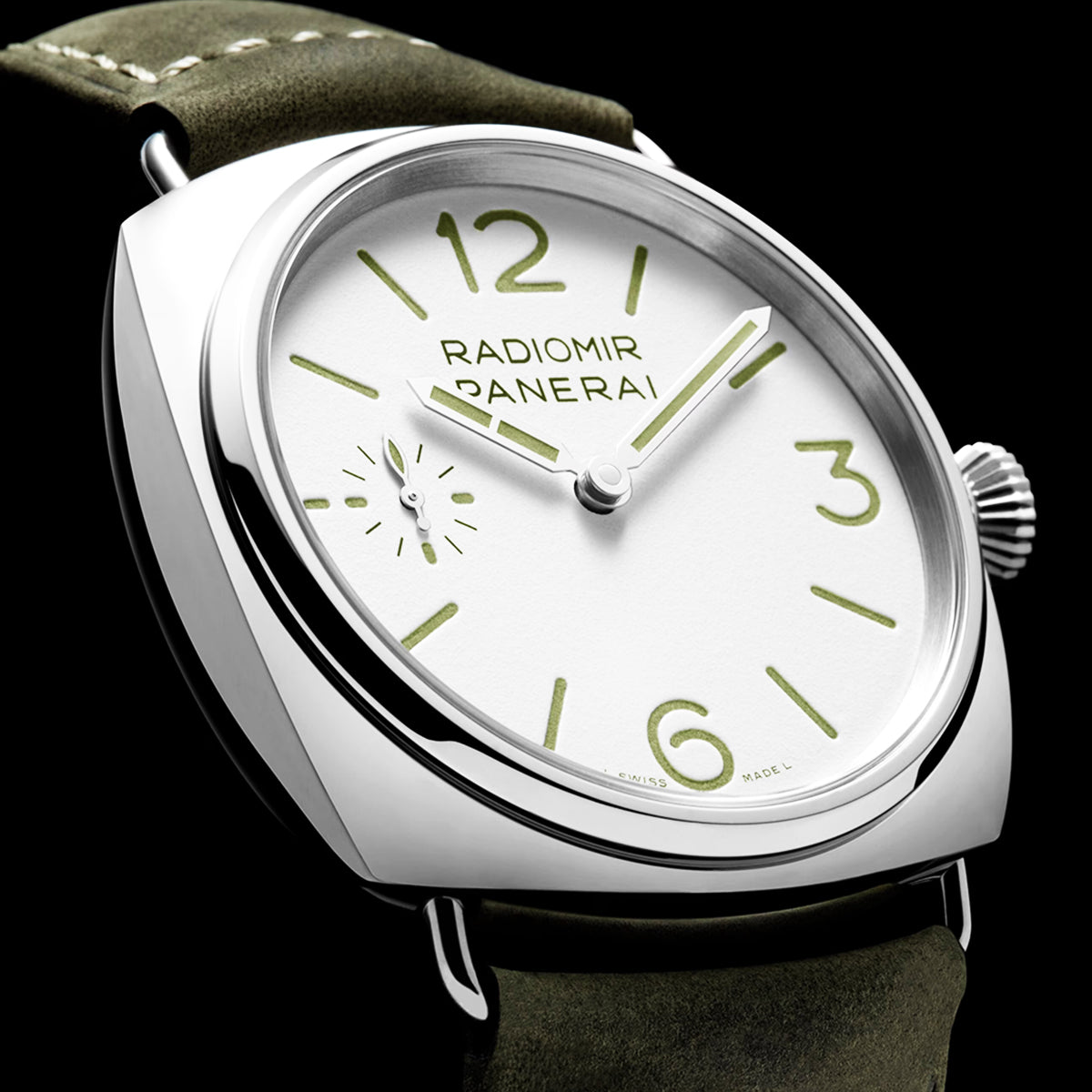 Panerai Radiomir Officine 45mm White Dial Manual-Wind Watch - Berry's Jewellers