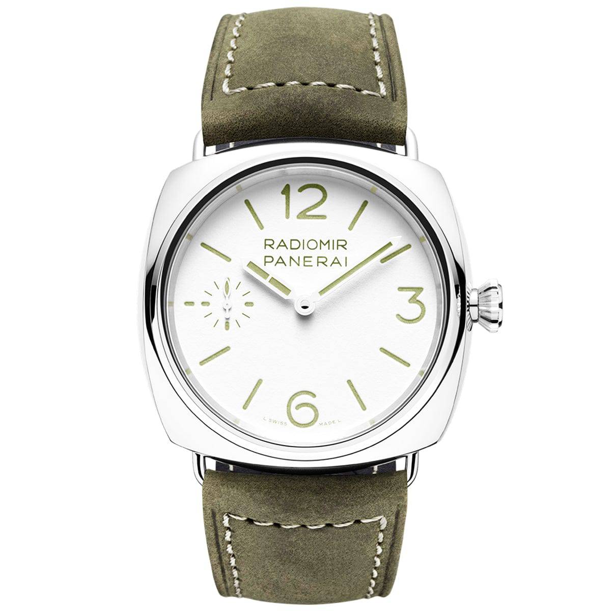 Panerai Radiomir Officine 45mm White Dial Manual-Wind Watch - Berry's Jewellers