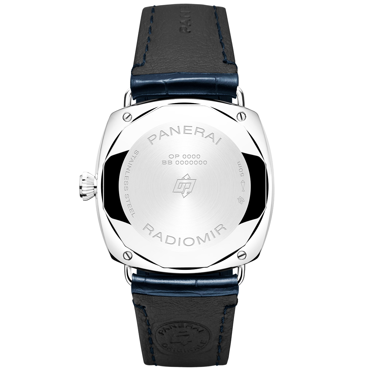 Panerai Radiomir Quaranta 40mm Blue/Gold Dial Automatic Strap Watch - Berry's Jewellers