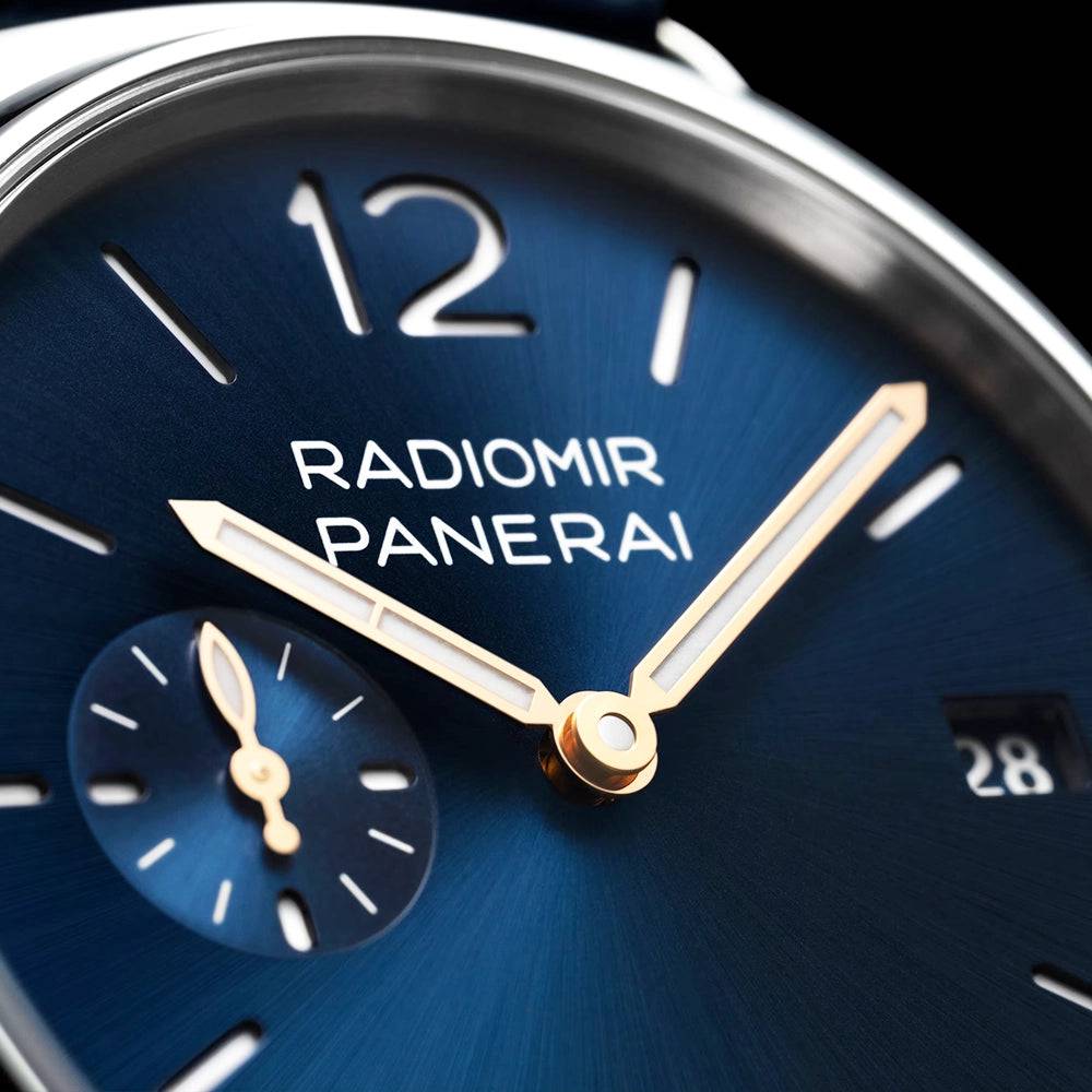 Radiomir Quaranta 40mm Blue Sunray Dial Automatic Watch