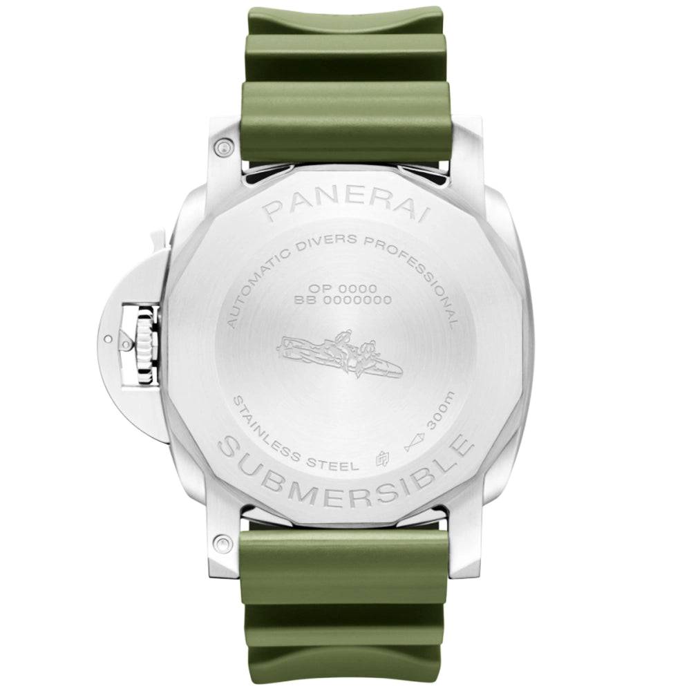 Panerai Submersible 44mm White Dial Automatic Rubber Strap Watch - Berry's Jewellers