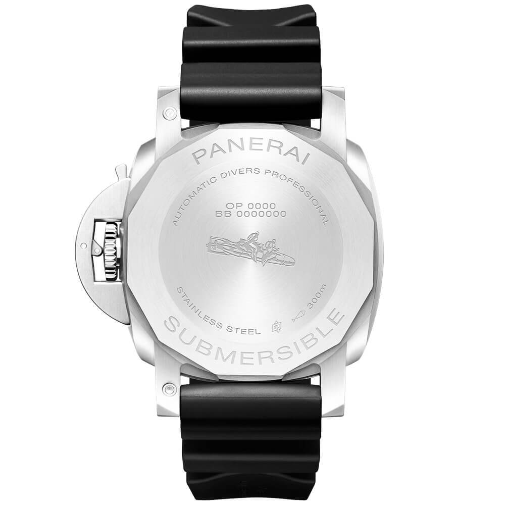 Panerai Submersible Bianco 42mm White Dial Automatic Rubber Strap Watch - Berry's Jewellers