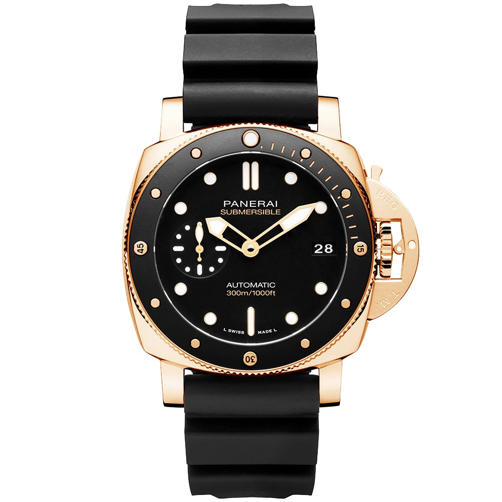 Submersible Goldtech 42mm Black Dial Men's Automatic Watch