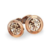 Patek Philippe Calatrava 18ct Rose Gold Circular Cross Cufflinks - Berry's Jewellers