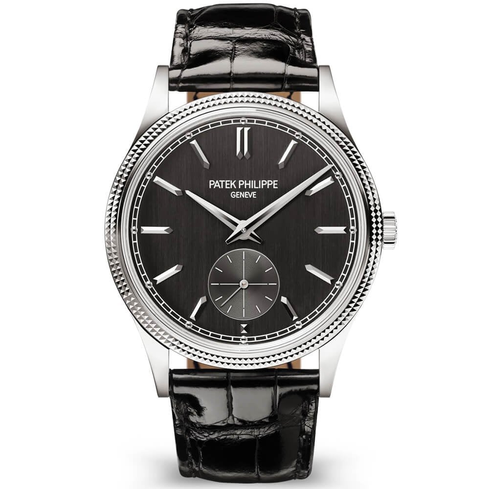 Patek Philippe Calatrava 39mm 18ct White Gold Charcoal Grey Dial Manual-Wind Watch - Berry's Jewellers