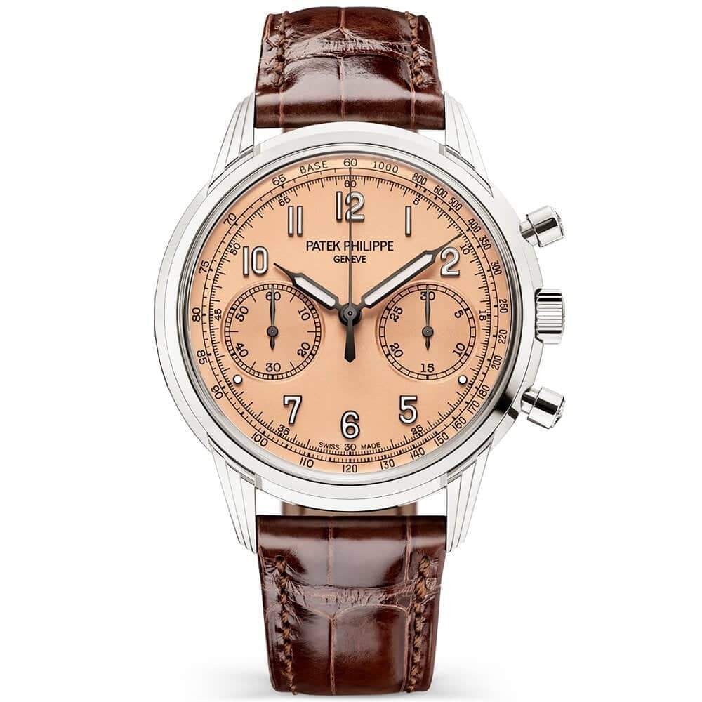 Complications 41mm Rose-Gilt Dial Manual-Wind Chronograph Watch