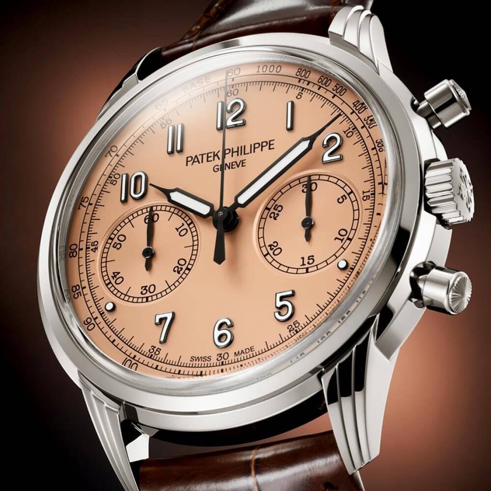 Patek Philippe Complications 41mm Rose-Gilt Dial Manual-Wind Chronograph Watch - Berry's Jewellers