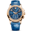 Patek Philippe Complications 42mm Blue Dial Annual Calendar Flyback Chronograph Watch - Berry's Jewellers