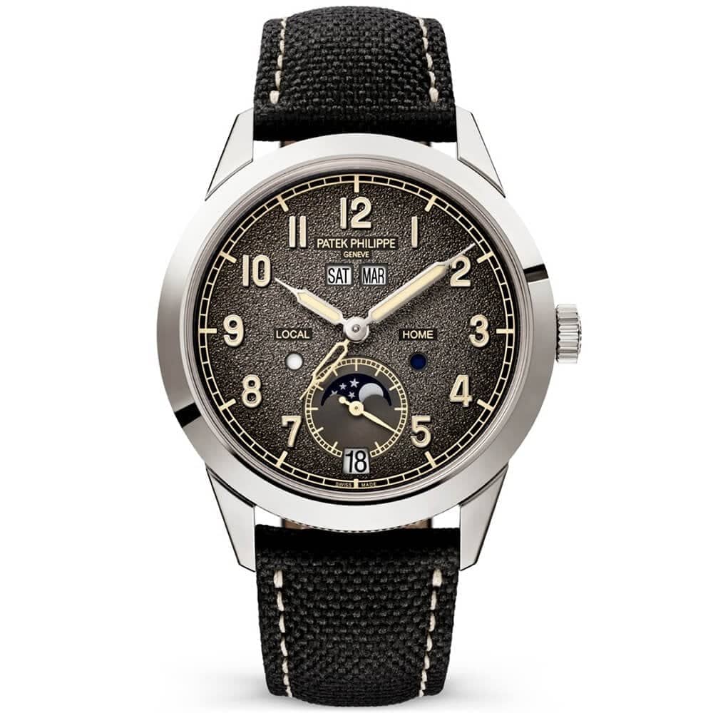 Patek Philippe Complications Annual Calendar Travel Time 41mm Anthracite Dial Watch - Berry's Jewellers