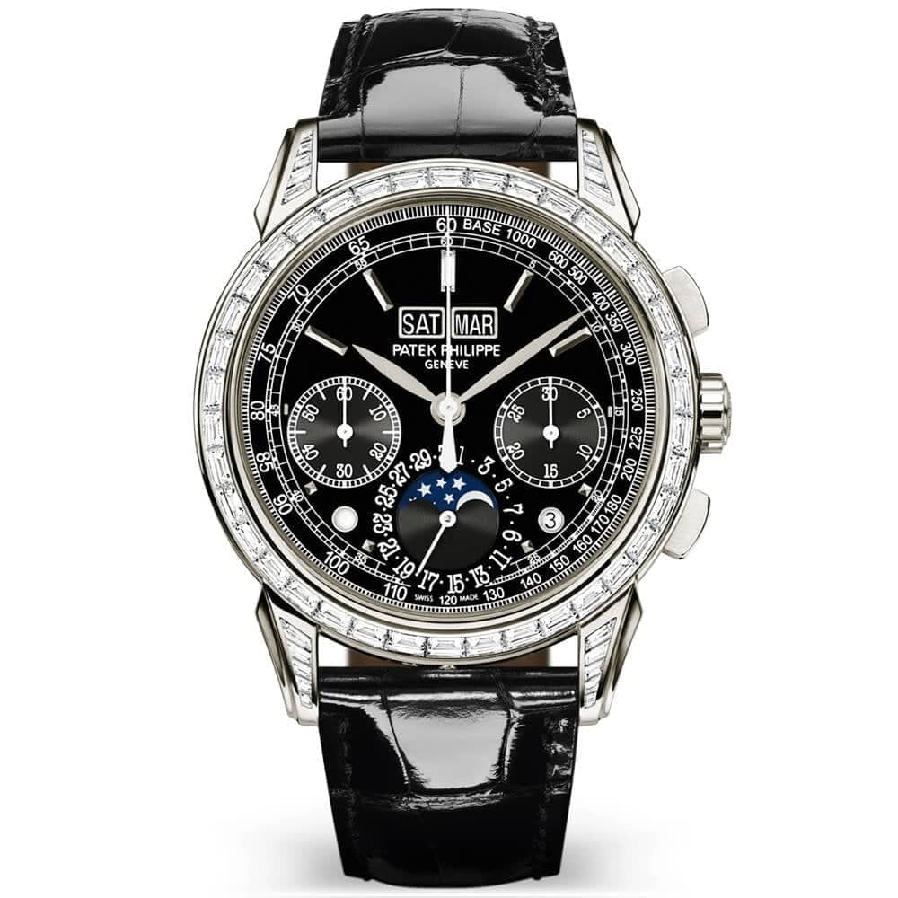 Patek Philippe Grand Complications 41mm Black Dial Perpetual Calendar Chronograph Watch - Berry's Jewellers