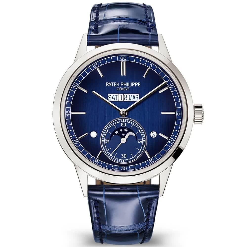 Patek Philippe Grand Complications 41mm Platinum Blue Gradient Dial Watch - Berry's Jewellers