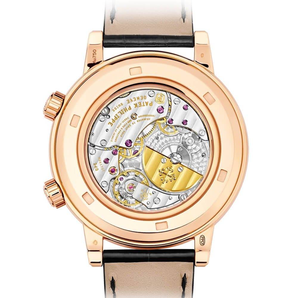 Patek Philippe Grand Complications 44mm 18ct Rose Gold Celestial Moon Age Watch - Berry's Jewellers