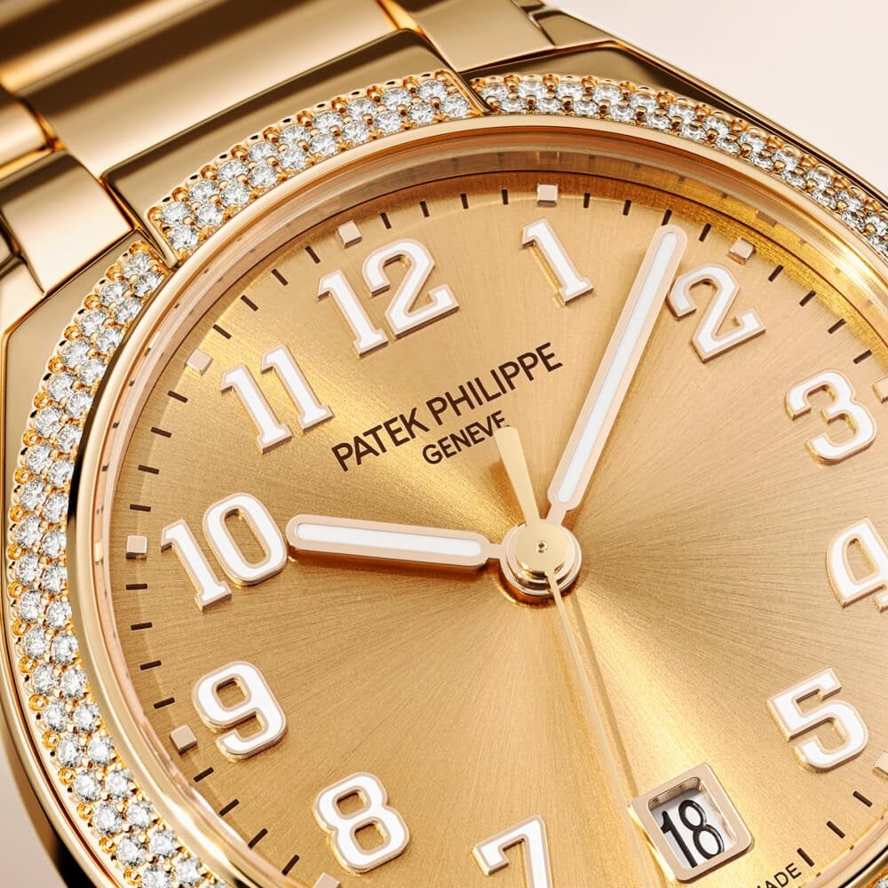 Patek Philippe Twenty~4 36mm 18ct Rose Gold Sunburst Dial Ladies Bracelet Watch - Berry's Jewellers