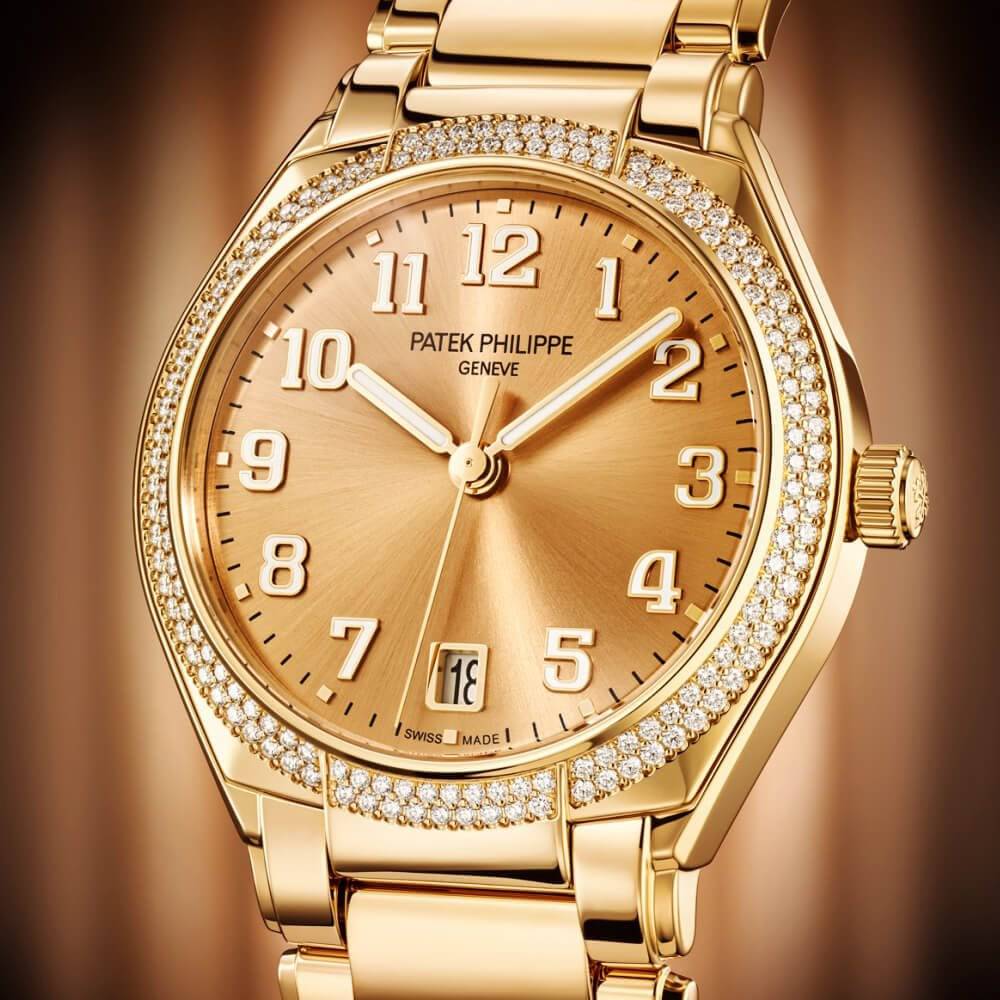 Patek Philippe Twenty~4 36mm 18ct Rose Gold Sunburst Dial Ladies Bracelet Watch - Berry's Jewellers