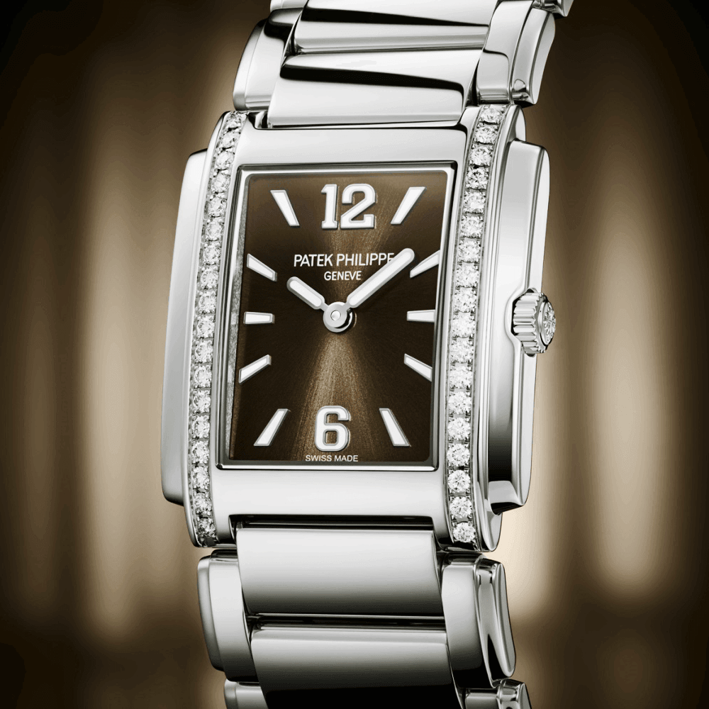 Patek Philippe Twenty~4 Diamond Set Bezel Grey Gradient Dial Ladies Bracelet Watch - Berry's Jewellers