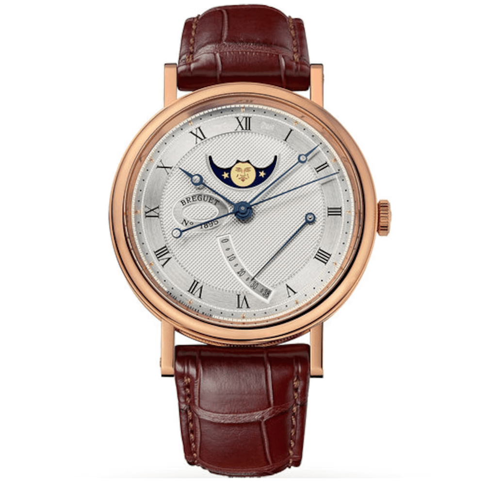 Pre-Owned Breguet Classique Moonphase Power Reserve Automatic 39mm Strap Watch - Berry's Jewellers