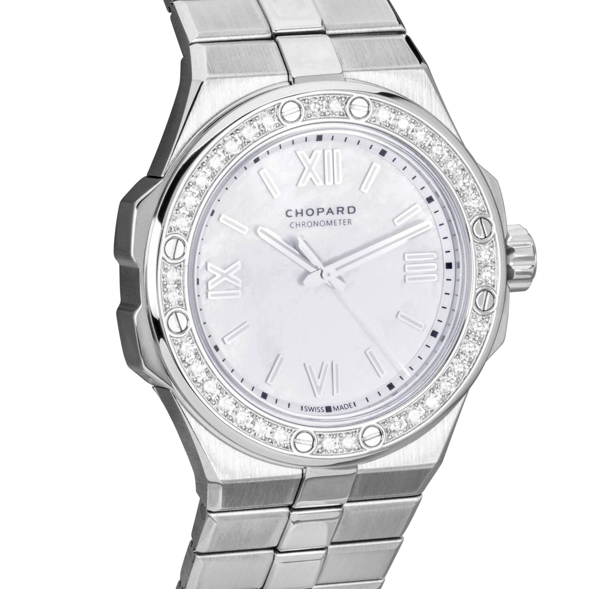 Chopard Alpine Eagle 36mm Diamond Set Ladies Bracelet Watch (2022)