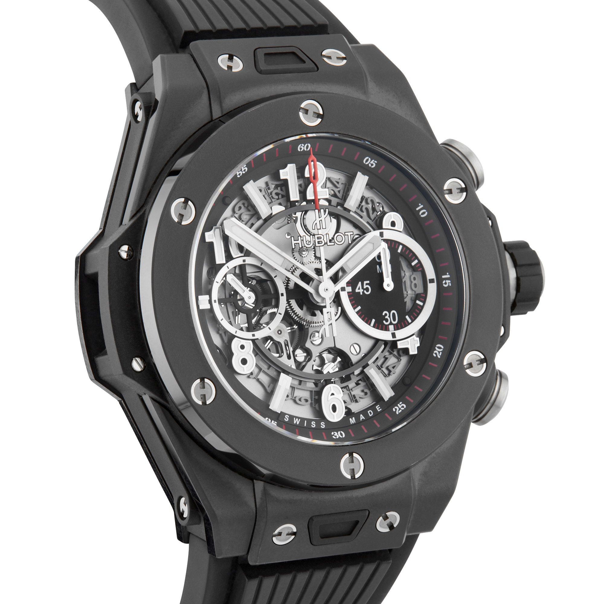 Pre-Owned Hublot Big Bang 44mm Black Ceramic Men's Chronograph Watch (2023) - Berry's Jewellers