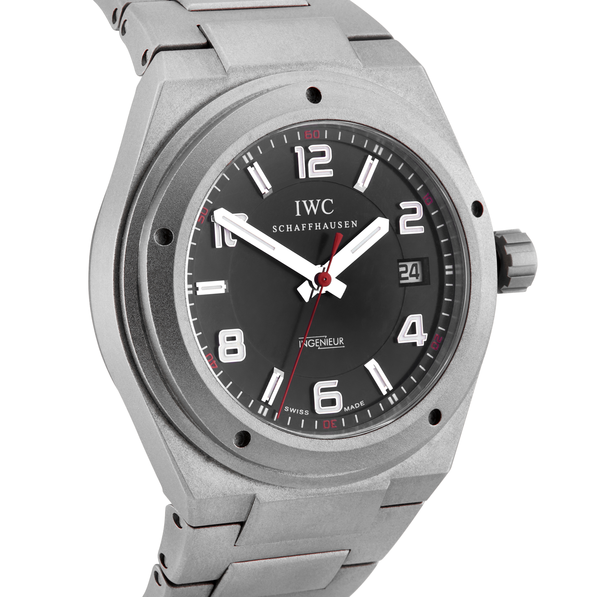 Pre-Owned IWC Schaffhausen Ingenieur 42.5mm Titanium Watch (2008) - Berry's Jewellers