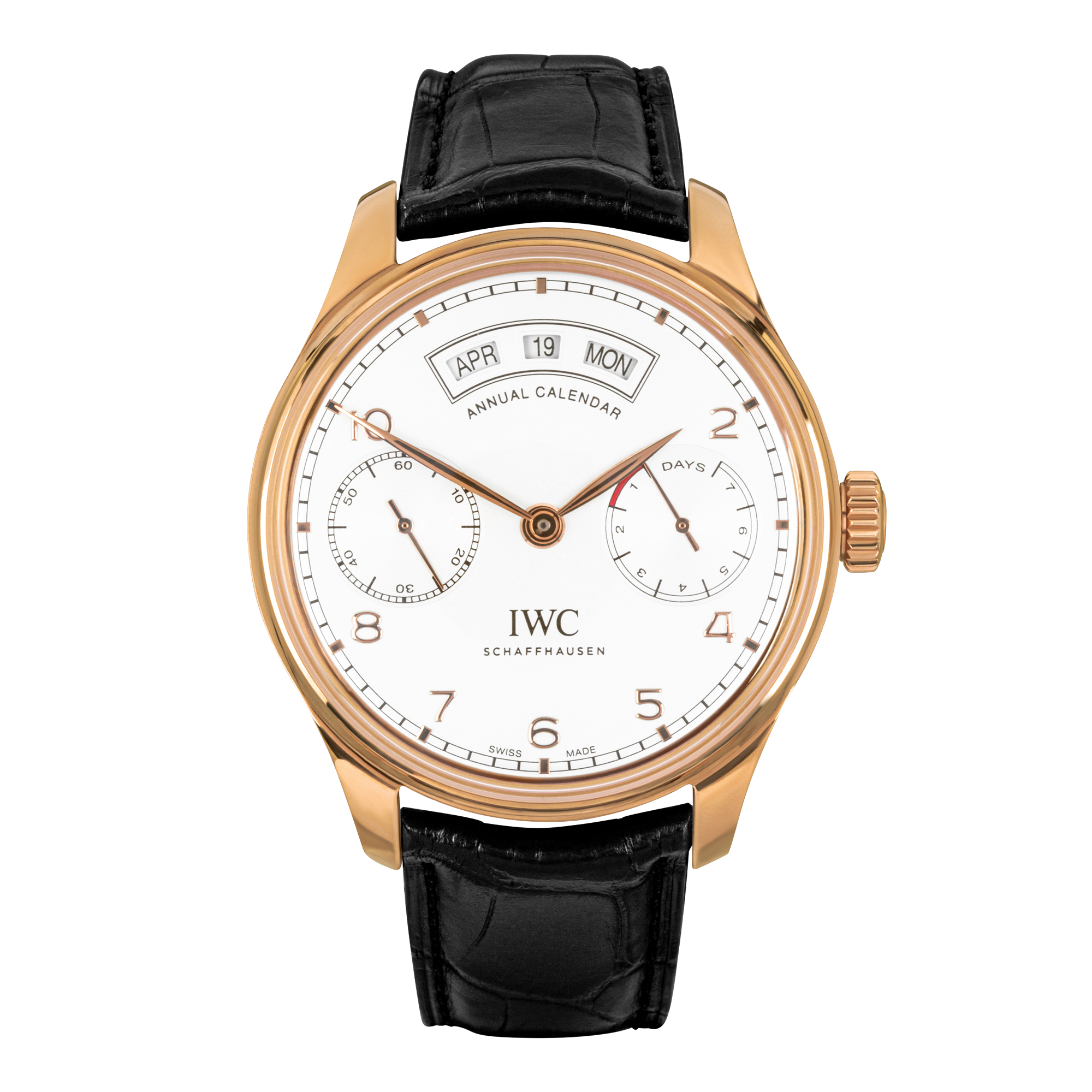 IWC Schaffhausen Portugieser Annual Calendar 18ct Rose Gold Watch