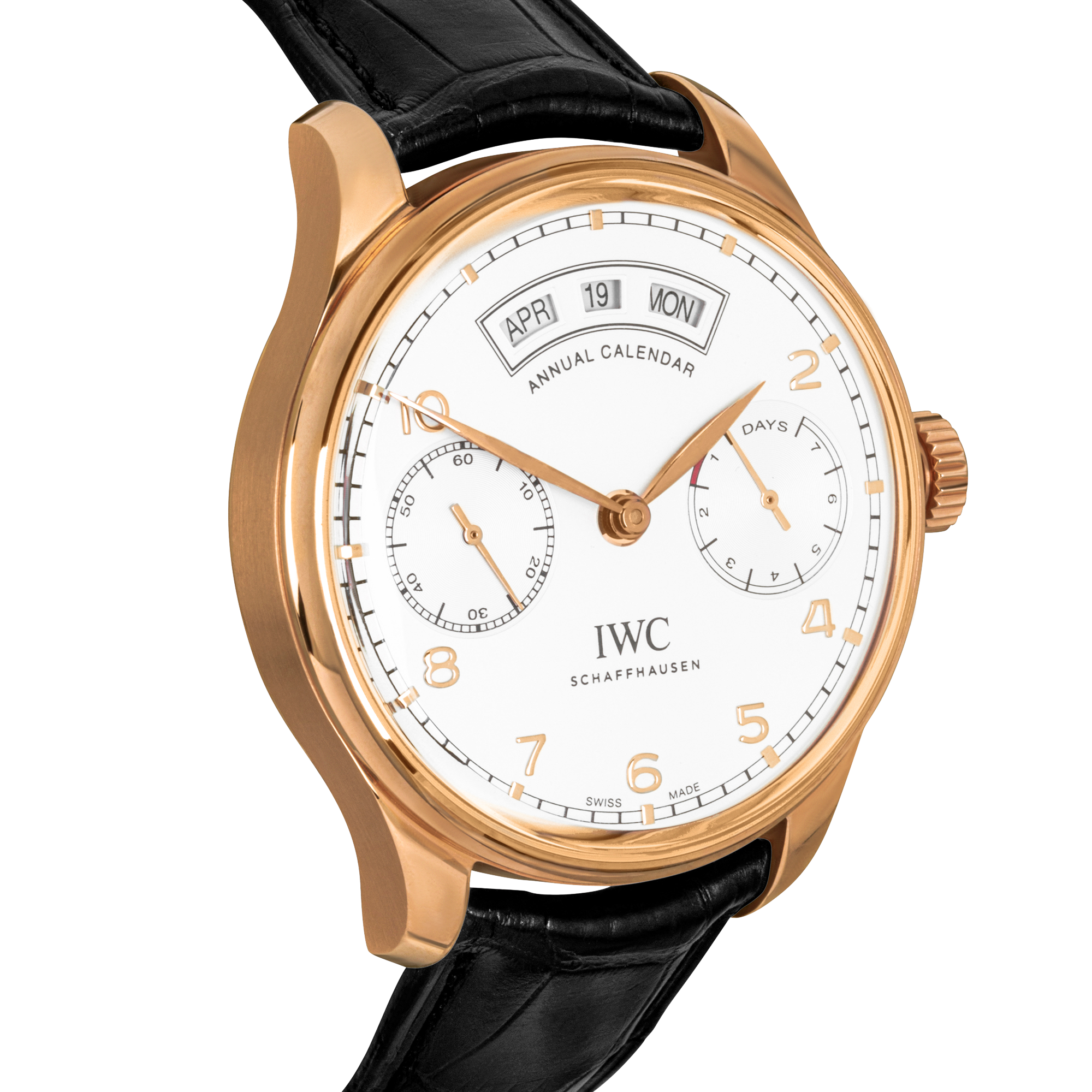 IWC Schaffhausen Portugieser Annual Calendar 18ct Rose Gold Watch