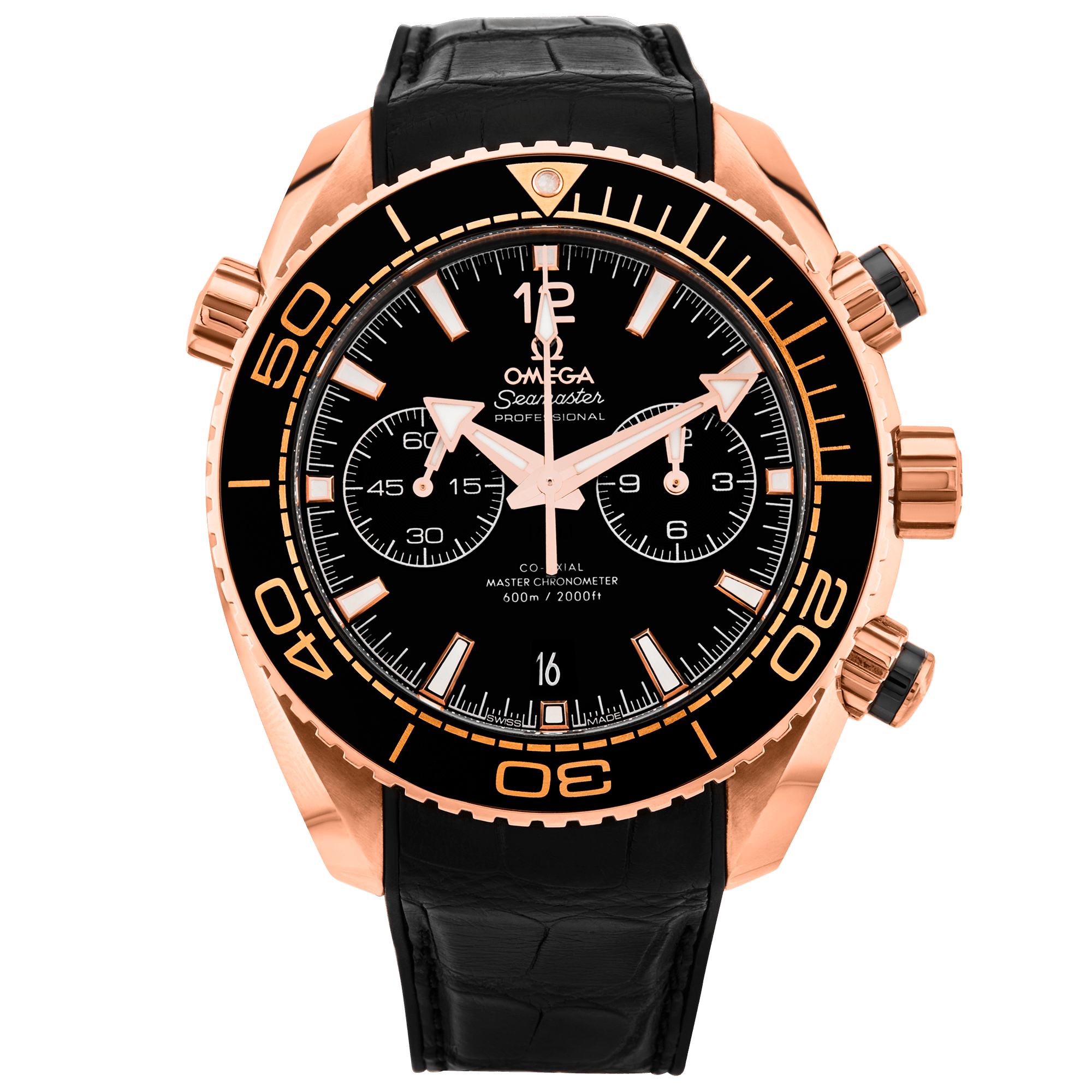 OMEGA Seamaster Planet Ocean 600m 18ct Sedna Gold Watch (2018)