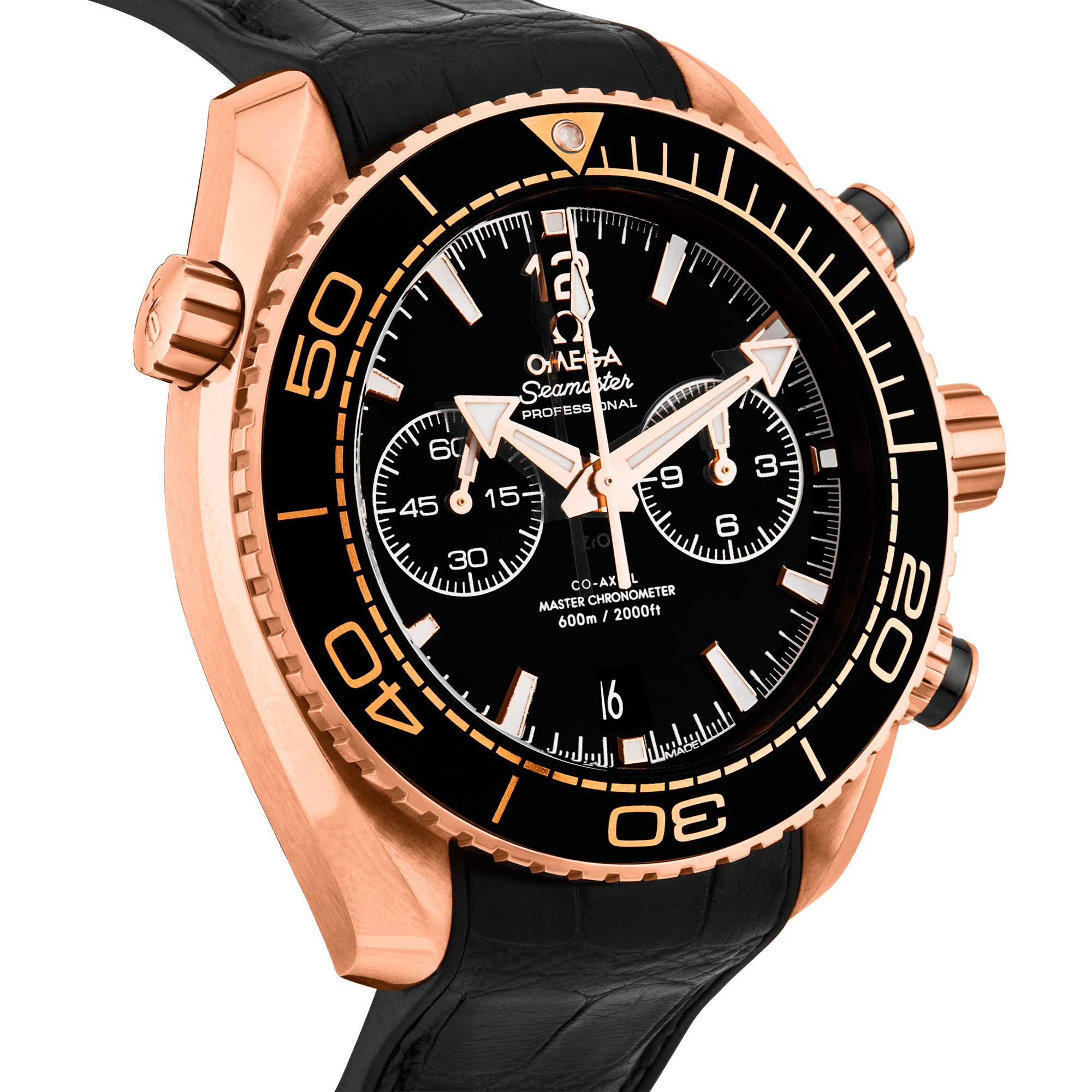 OMEGA Seamaster Planet Ocean 600m 18ct Sedna Gold Watch (2018)