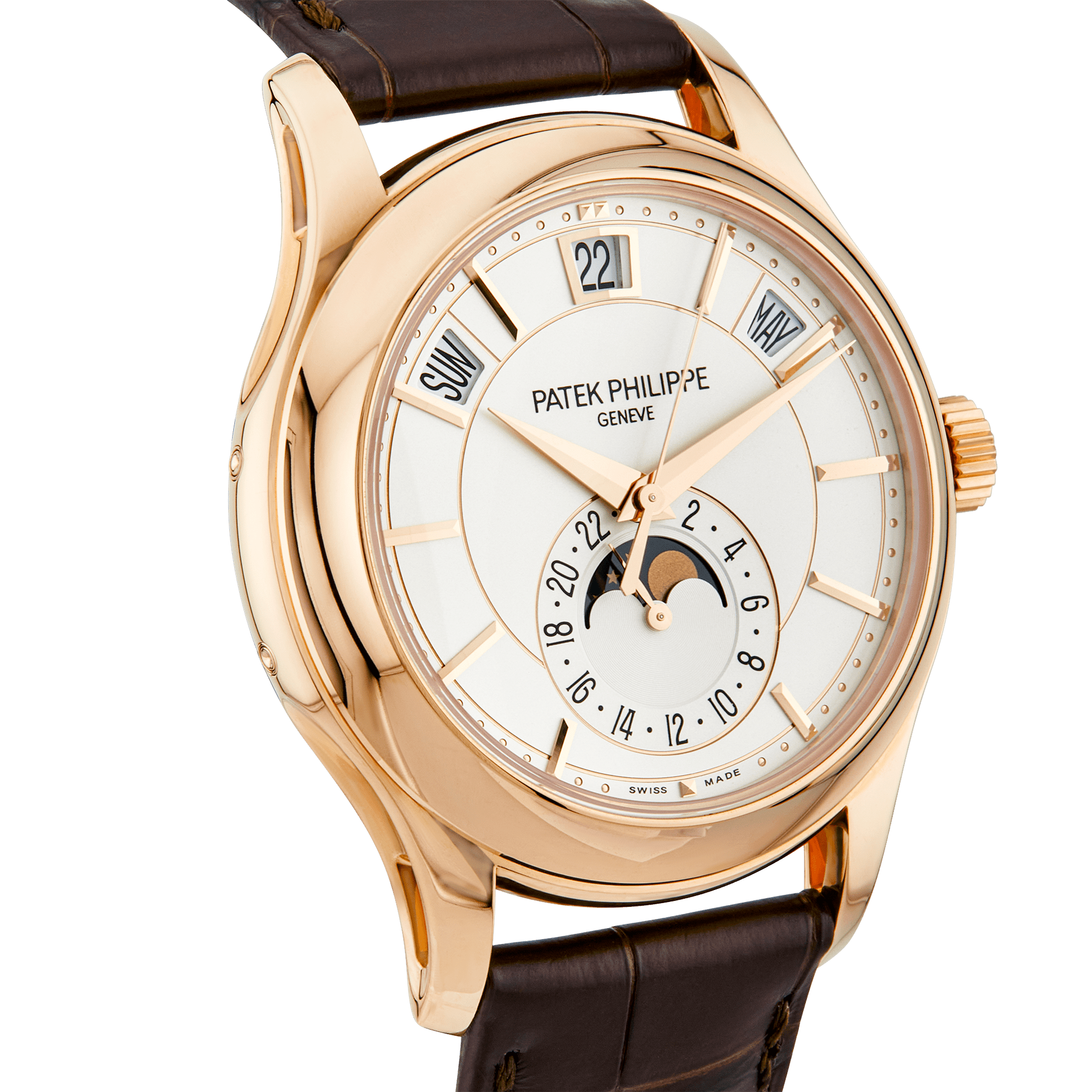 Pre-Owned Patek Philippe Complications Annual Calendar 18ct Rose Gold Watch (2021) - Berry's Jewellers