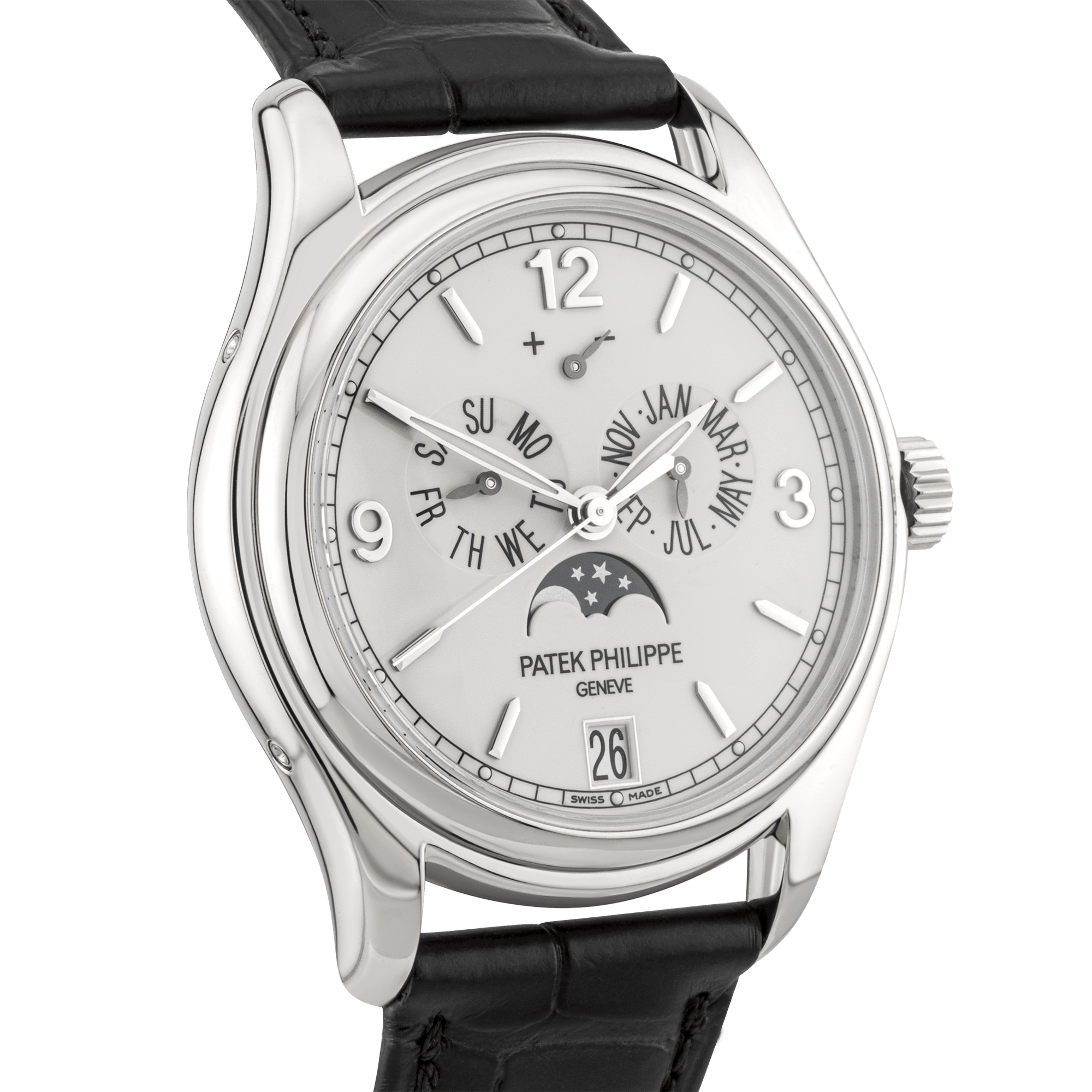 Pre-Owned Patek Philippe Complications Annual Calendar 18ct White Gold Watch (2020) - Berry's Jewellers