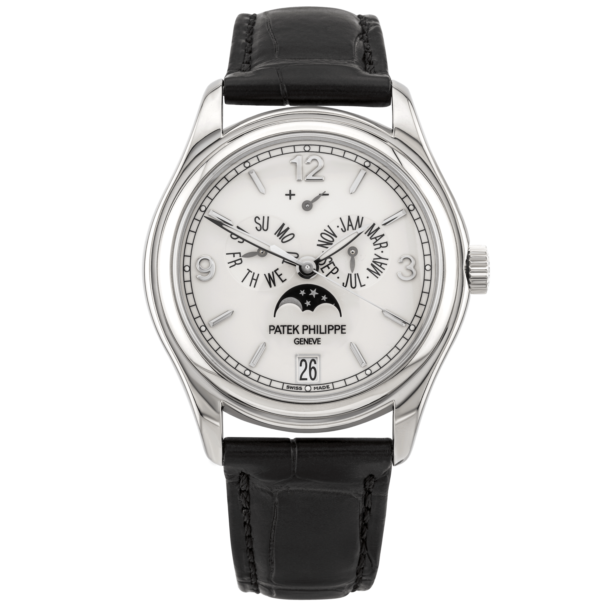 Pre-Owned Patek Philippe Complications Annual Calendar 18ct White Gold Watch (2020) - Berry's Jewellers